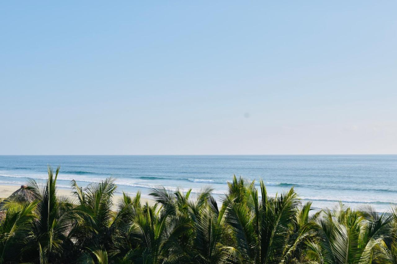 Casa Chula, Cabanas Frente Al Mar Tlachicón Exterior foto